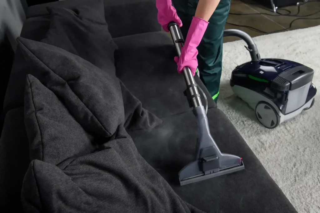 how to deep clean sofa at home
